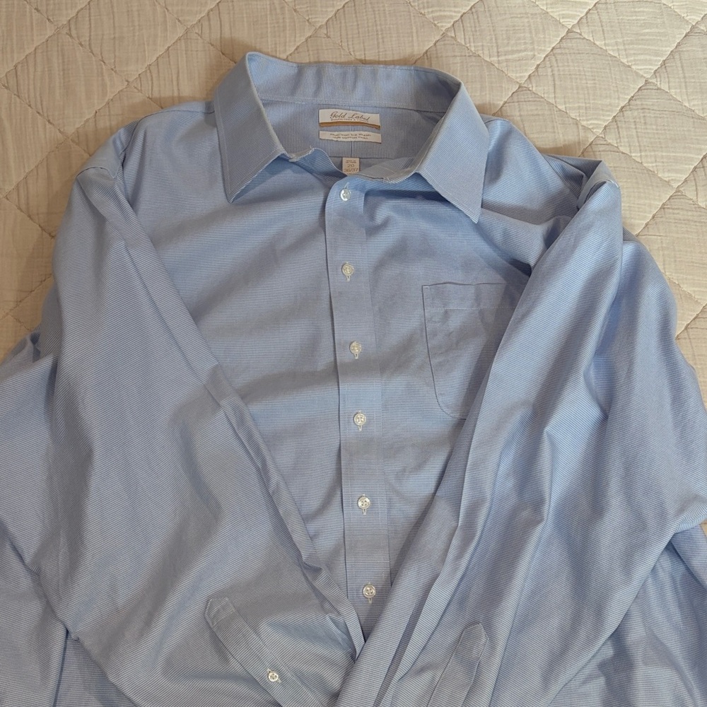 Roundtree & Yorke Light Blue Dress Shirt